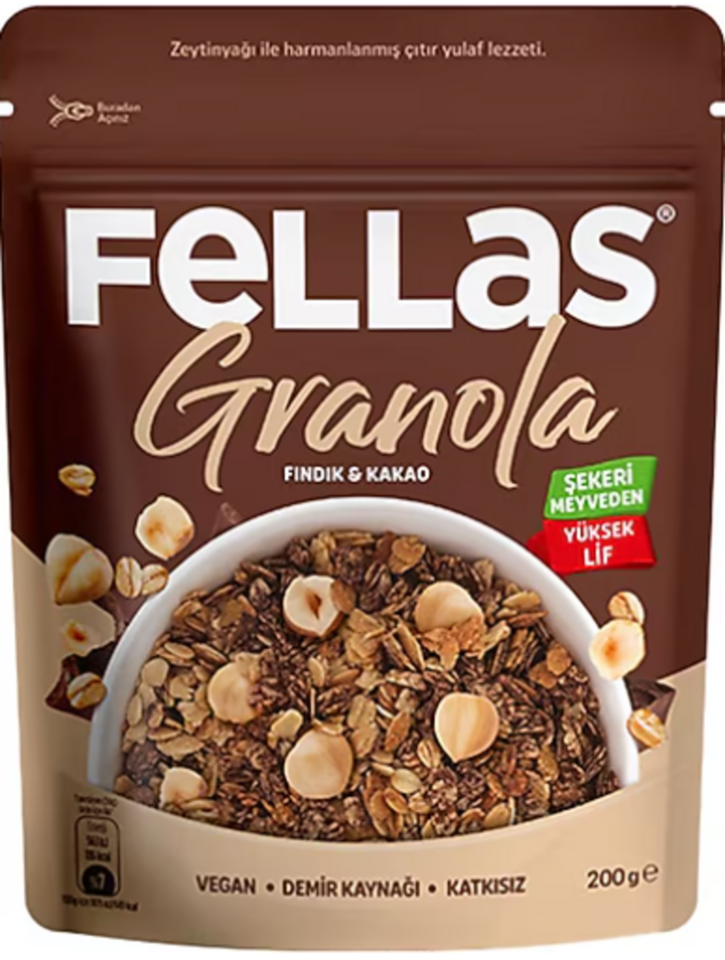 FELLAS GRANOLA 200GR -  FINDIK&KAKAO